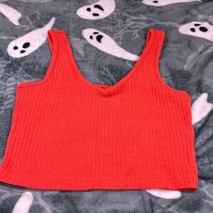 Cute orange tank top